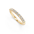 9ct Yellow Gold Diamond Band